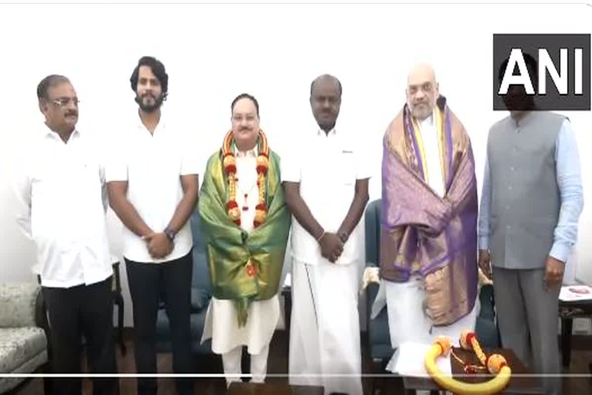 New Delhi: अमित शाह और जेपी नड्डा से कुमारस्वामी की मुलाकात के बाद NDA का हिस्सा बनी JDS